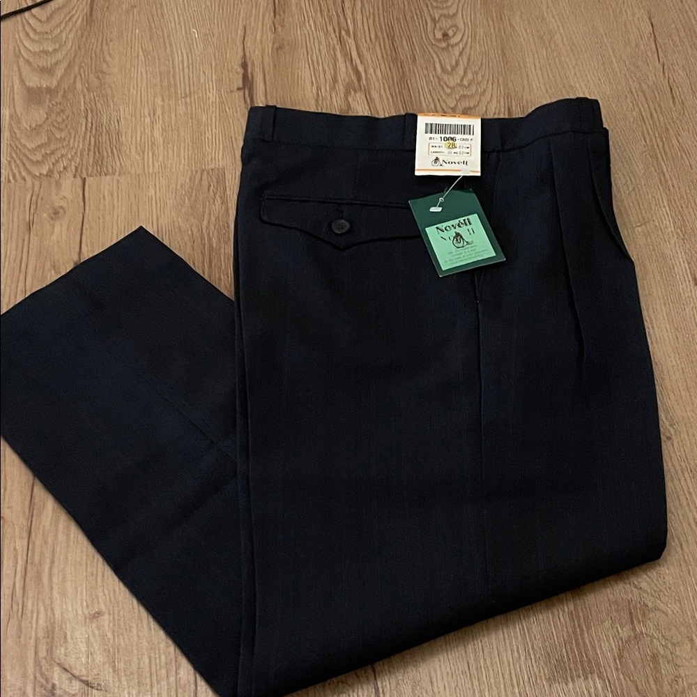 Novelli Black Dress Pants waist 28